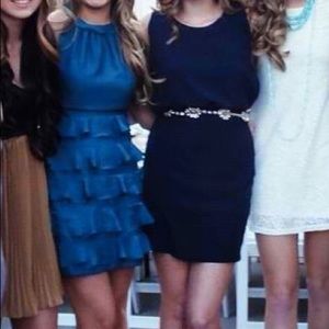 Mini dress open back revolve